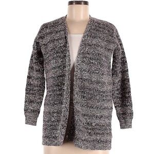Knox Rose Charcoal Open-Front Cardigan